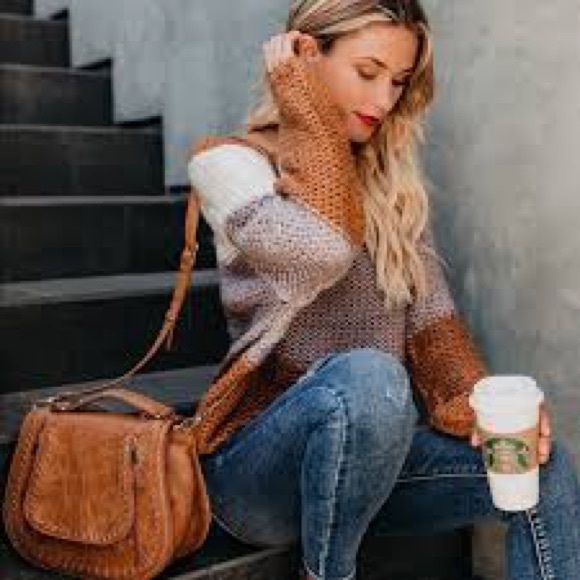 VICI CECE Color Block Sweater S - Picture 4 of 5